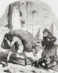 Illustration after George Cruikshank for the poem 'The Lay of St. Medard', from 'The Ingoldsby Legends or Mirth and Marvels', by Thomas Ingoldsby, published in 1865 (litho)