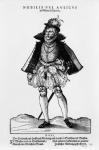 A Nobleman from Misnia & Saxonia, illustration from 'Trachtenbuch' by Hans Weigel, published 1577 (woodcut and letterpress)