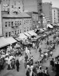 Jewish market on the East Side, New York, N.Y., c.1890-1901 (b/w photo)