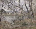 The Banks of the Oise, near Pontoise, Cloudy Weather, 1878 (oil on canvas)