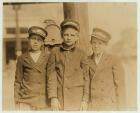 Messenger boys in Jacksonville, Florida, 1913 (b/w photo)