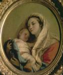 Madonna with Sleeping Child, 1780s (oil on canvas)