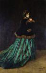 Camille, or The Woman in the Green Dress, 1866 (oil on canvas)