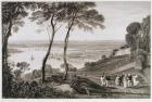 Plymouth Dock from Mount Edgecombe, from 'Cooke's Picturesque Views of the Southern Coast of England' engraved by William Bernard Cooke (1778-1855) 1814-26 (etching)