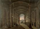 Interior of the Gare Saint-Lazare (oil on canvas)