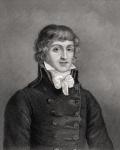 Louis Antonie Leon de Saint-Just, engraved by W.H. Mote, illustration from 'Historical Sketches of Statesmen' published in London, 1843 (litho)