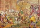 Conquest of a Turkish town by the Venetians (mural)