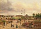 La Place de la Concorde in 1829 (oil on canvas) (see also 19842)