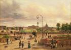 La Place de la Concorde in 1829 (oil on canvas) (see also 19842)