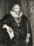 Portrait of Richard Weston (1577-1635), from 'Lodge's British Portraits', 1823 (litho)