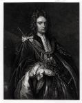 Portrait of Robert Harley, first Earl of Oxford (1671-1724) (engraving) (b/w photo)