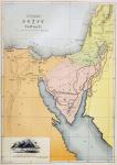 Countries between Egypt and Canaan (colour litho)