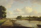 View on the River Thames at Richmond (?), c.1776 (oil on canvas)