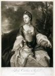 Lady Caroline Russell, engraved by James McArdell (c.1729-65) (mezzotint)