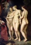 The Medici Cycle: Education of Marie de Medici, detail of the Three Graces, 1621-25 (oil on canvas)