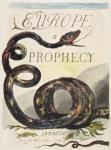 Title Page from 'Europe. A Prophecy', 1794 (relief etching printed in dark brown with w/c on paper)