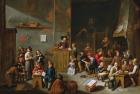 The Interior of a School Room (oil on canvas)