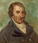 Portrait of Thomas Paine (1737-1809) (oil on canvas)