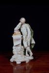 William Shakespeare, based on the monument in Westminster Abbey, c.1765 (soft-paste porcelain)