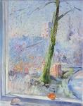 Beech Tree and Haw Frost, 1989 (oil on canvas)
