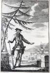 Captain Teach, commonly called Blackbeard, c.1734 (engraving)