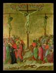 Crucifixion, 1308-11 (tempera)