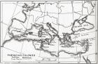 Map of Phoenician trade routes and colonies circa 1000 BC. From Hutchinson's History of the Nations, published 1915.