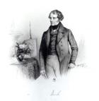 Portrait of Lord John Russell (1792-1878) (engraving) (b/w photo)