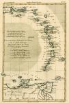 The Lesser Antilles or the Windward Islands, with the Eastern part of the Leeward Islands, from 'Atlas de Toutes les Parties Connues du Globe Terrestre' by Guillaume Raynal (1713-96), published J L Pellet, Geneva, 1780 (coloured engraving)