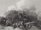 Storming of Bristol, engraved by J.C. Varrall 1844 (engraving) (b/w photo)