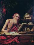 St. Jerome (oil on wood)