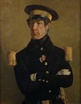 Pierre Claude Aimable Gachot, Naval Lieutenant, c. 1845 (oil on canvas)