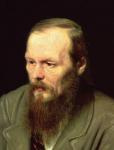 Portrait of Fyodor Dostoyevsky (1821-81) 1872 (oil on canvas) (detail of 67923)