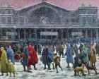 Gare de l'Est Under Snow, 1917 (oil on canvas)