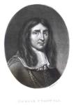 Portrait of Richard Cromwell (1626-1712) engraved by Richard Earlom (1743-1822) from 'Illustrious Characters in British History' (mezzotint) (b/w photo)