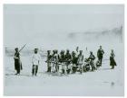 Prisoners in Siberia, 1897 (b/w photo)
