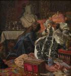 The Death of Queen Sophie Amalie, 1882 (oil on canvas)