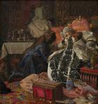 The Death of Queen Sophie Amalie, 1882 (oil on canvas)