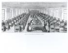 Shoe Factory (engraving) (b/w photo)