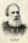 John Oxenford (1812-77) illustration from 'The Graphic' 1877 (engraving)