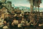 Landscape with Roman Ruins, 1536 (oil on canvas)
