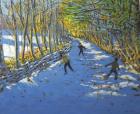 Yellow trees, Allestree Park, 2012 (oil on canvas)