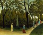 The Monument to Chopin in the Luxembourg Gardens, 1909 (oil on canvas)