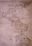 Map of the New World, c.1532 (vellum)