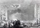 Riot in Broad Street, June 1780 (engraving)