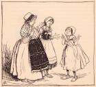 Now I know why that stuck-up thing there does not eat. Illustration by Arthur Rackham from Grimm's Fairy Tales One-Eye, Two-eyes and Three-eyes.