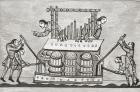 Playing the Organ 1130-74, from 'A Short History of the English People' by J. R. Green, published 1893 (litho)