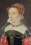 Portrait of Anne de Pienne, lady in waiting to Mary Stuart, c.1560, (oil on wood)