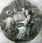 An allegory of Music, La Musique, 1756 (engraving)