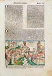 City of Nineveh, from 'Liber Chronicarum' by Hartmann Schedel (1440-1514) 1493 (colour woodcut)